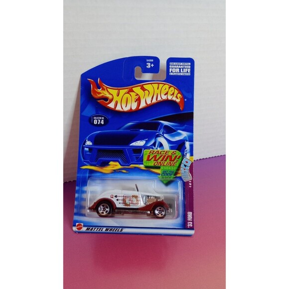 2002 Hot Wheels 33 Ford Queen of Spades 4 of 4 # 074 New On Card Diecast 1:64 - Picture 1 of 6